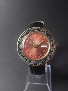 RAKETA "World Time" Authentic USSR (Serviced,Oiled) - Picture 1 of 10