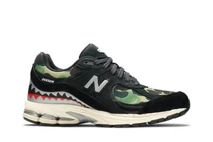 New Balance BAPE x 2002R 'Apes Together Strong - Black Camo' M2002RBF - Picture 1 of 8