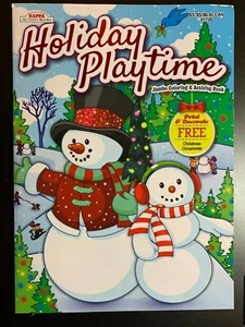 KAPPA CHRISTMAS JUMBO COLORING & ACTIVITY BOOK HOLIDAY PLAYTIME FREE ORNAMENTS! - Imagen 1 de 2