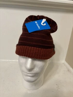 Columbia City Trek Gorro Reversible Unisex Talla Única Tejido CU0198 Rojo NUEVO Foto 1 de 4