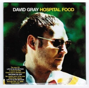 DAVID GRAY / Hospital Food [CD SINGLE, 2005] - NEW! - 1 track promo CD - Picture 1 of 2