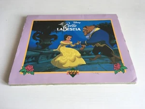 ALBUM DI FIGURINE LA BELLA E LA BESTIA UPPER DECK DISNEY PANINI 1992 COMPLETO -1 - Picture 1 of 3