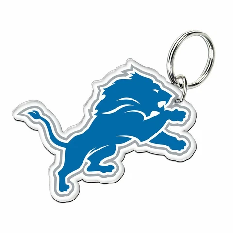 DETROIT LIONS PREMIUM ACRYLIC KEY RING BRAND NEW WINCRAFT 👀 Cover