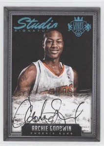 2014-15 Panini Court Kings Studio Signatures Sapphire /25 Archie Goodwin Auto