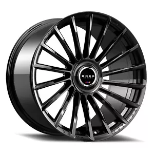 28'' Giovanna Urfa Black Wheels Giovanna Tires Yukon Tahoe Escalade QX80 Koko XL - Picture 1 of 10