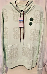 Nike Air Jordan x Clot Jade Barely Green Mens Hoodie Size M DO0007-394 - Picture 1 of 9