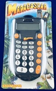 2005 Dreamworks MADAGASCAR Stationary CALCULATOR - New Old Stock - Picture 1 of 2