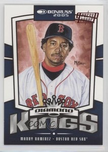 2005 Donruss Diamond Kings Red Press Proof /200 Manny Ramirez #3