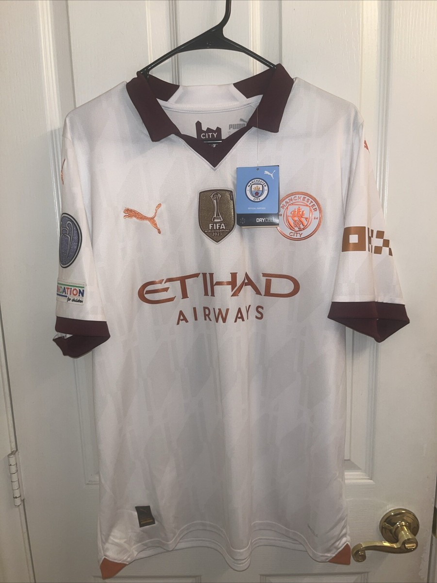 Brazalete De Capitán Del Manchester City FC - Licencia Oficial (Azul Y Blanco)