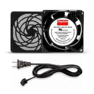 DAYTON 786EV4 Axial Fan Kit,3 5/8 in H,1 in D 786EV4 - Picture 1 of 2