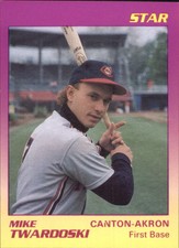 1989 Canton-Akron Indians Star #21 Mike Twardoski
