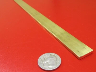 360 Brass Flat Bar 1/8" Thick x 3/4" Wide x 72.0" Length - Image 1 of 4