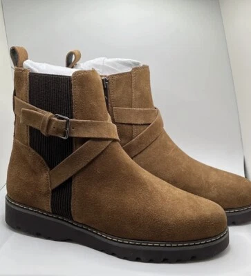 Botín de gamuza Donald J Pliner para mujer talla 8 Captain02 en silla de montar NUEVO Foto 1 de 4