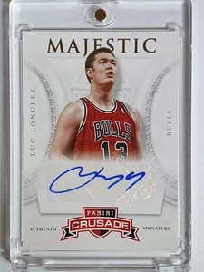 2012 Panini Crusade Luc Longley #83 AUTO Majestic Autograph - Rare - Picture 1 of 3