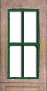 LC16 - Laser cut Narrow Bay Sash Windows O scale pk of 6 Smart Models - Picture 1 of 5