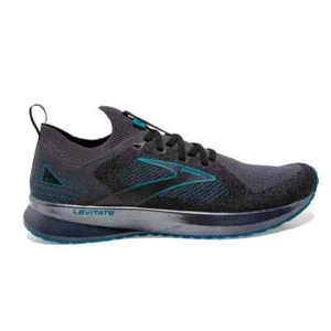 Zapatos para correr Brooks Levitate StealthFit 5 negros/ébano/cristal verde azulado EE. UU. Hombres 12,5 - Imagen 1 de 6