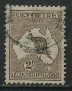 Australia 1913 2/ brown Roo used - Picture 1 of 1