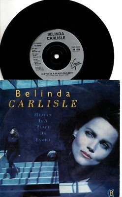 Belinda Carlisle:Heaven is a place on earth/we can change:UK Virgin:1987 Foto 1 de 2