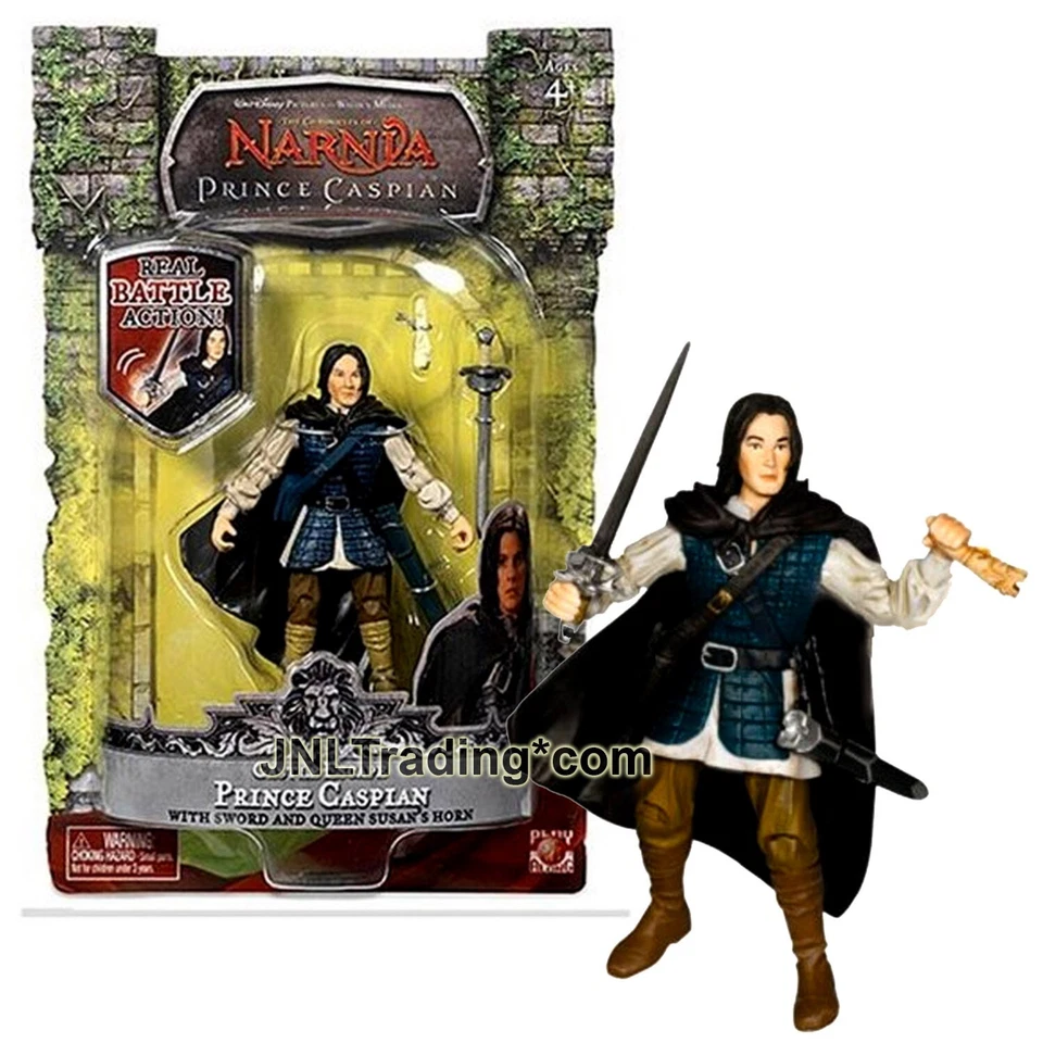 Figura Año 2007 Crónicas de Narnia 4 pulgadas de alto - CASTLE ESCAPE PRINCE CASPIAN Foto 1 de 1