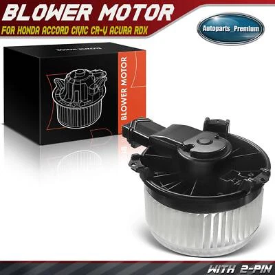 HVAC Heater Blower Motor Fan for Honda CR-V Civic Accord Acura RDX ILX 2012-2018 - Image 1 of 4