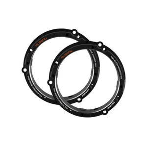 16,5cm Aluminium Lautsprecher Ringe für VW Amarok Beetle Golf VII Passat Polo - Bild 1 von 3