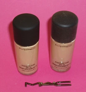 2 MAC Studio Fix Fluid Broad Spectrum SPF 15 Matte Foundations NW20 & NW25 30ml. - Picture 1 of 1