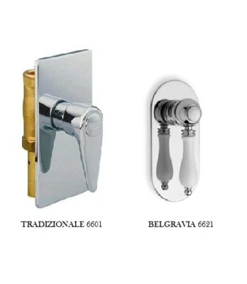 PASSO RAPIDO INCASSO FLUSSOMETRO SCARICO WC MAMOLI ART 6601 CROMO 6621 BELGRAVIA