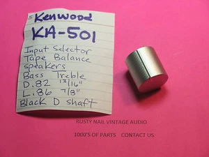 📈KENWOOD K29-0317-04 KNOB INPUT SELECTOR TAPE MONITOR BALANCE SPKRS BASS TREBLE - Picture 1 of 4