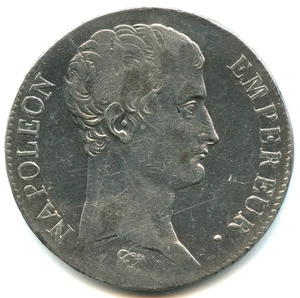 5 silver francs Napoleon Emperor 1806 A no. F.7495 - Picture 1 of 2