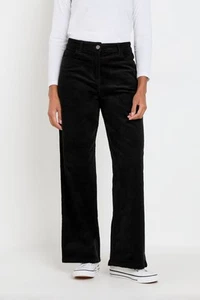 M&Co Women's Cord Wide Leg Trousers - Picture 1 of 7
