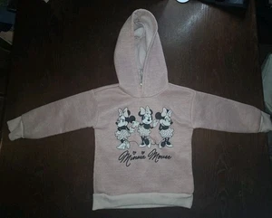 Disney Jr. Minnie Mouse Pink Youth 2T Pull Over Hoodie - Picture 1 of 15