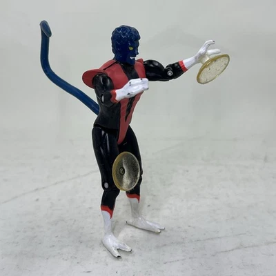 Figura de acción Marvel Uncanny X Men Nightcrawler 1991 ventosas ToyBiz Foto 1 de 4