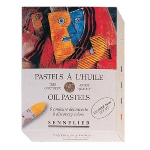 Sennelier Oil Pastel Box of 6 Assorted Colours - Picture 1 of 1