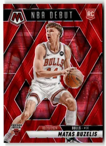 2024-25 Panini Mosaic NBA No. 257 Matas Buelis Rookie Red Raywave Prizm 120/299 - Bild 1 von 2
