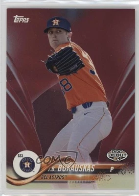 2018 Topps Pro Debut Red /10 JB Bukauskas #137 - Image 1 of 2
