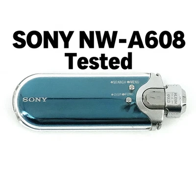 Sony Walkman NW-A608 Azul 2GB Reproductor MP3 Japón Usado Probado Sin Tapa USB - Imagen 1 de 4