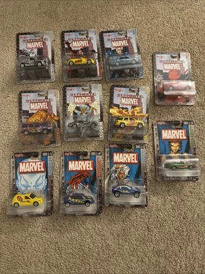Huge Brand New 11 Marvel Maisto Car Lot Collection Storm Torch Jean Grey Electra - Image 1 of 4