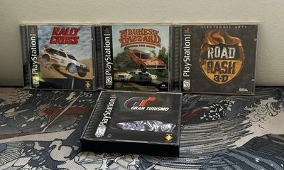 SONY PLAYSTATION 1 ( PS1 ) RACING-RACE GAMES  LOT OF 4 GAMES. - Image 1 of 4