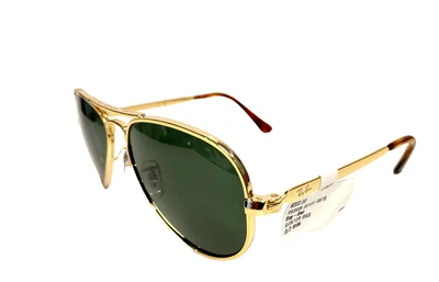 Gafas de sol RAY-BAN Aviator Max RB3925 001/31 LENTES doradas/verdes 58/16/145 mm NUEVAS Foto 1 de 4