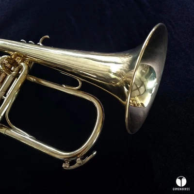 100 Jahre altes Couesnon Paris Bb Flügelhorn Mundstück Gamonmessing - Bild 1 von 4