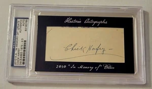 CHICK HAFEY 2010 HISTORIC AUTOGRAPHS PSA/DNA CUT AUTO AUTOGRAPH CARD! - Picture 1 of 1