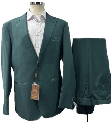 Traje Hombre Made IN Italy Verde Sc. L Ana 46 48 50 52 54 56 58 60 Otoño Winter - Imagen 1 de 4