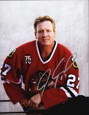 Foto 8x10 firmada auténtica de Jeremy Roenick de hockey de la NHL con certificado autografiado A0007 Foto 1 de 2
