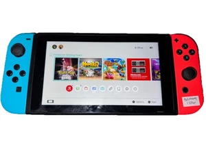 Nintendo Switch V1 Video Game Console Only HAC-001 Black - Picture 1 of 6