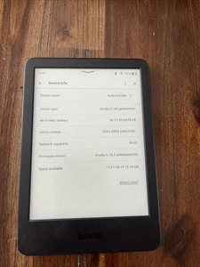 Kindle Paperwhite eReader, 11th generation,black - Afbeelding 1 van 4