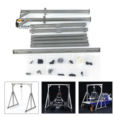 JDM 1:10 Metal Gantry Crane Unassembled DIY KIT Gantry Lifting Crane Model - Image 1 of 4