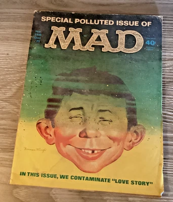 MAD Magazine #146 Oct 1971 Special Polluted Issue Love Story Satire - Image 1 of 4