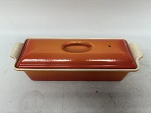 Le Creuset Paté Terrina Hierro Fundido Naranja Carne Pan, Pan para Hornear 28 - Imagen 1 de 24
