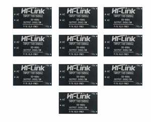 10Pcs HLK-PM01 AC-DC 220V to 5V Step-Down Power Supply Module Household Switch - Picture 1 of 4
