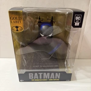 McFarlane Batman The Animated Series 1992 Cowl Replica Gold Label DC *NEW* - Picture 1 of 5